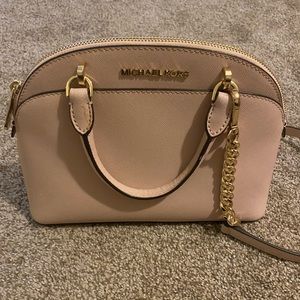 Blush colored Michael Kors purse